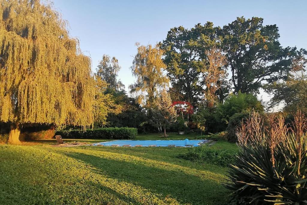La Villa Du Lac A Mesnil Saint Pere Exterior photo